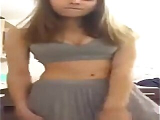 Hot girl on periscope dancing and stripping