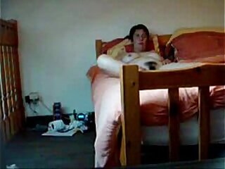 Hidden cam catches my hairy mom fingering on bed